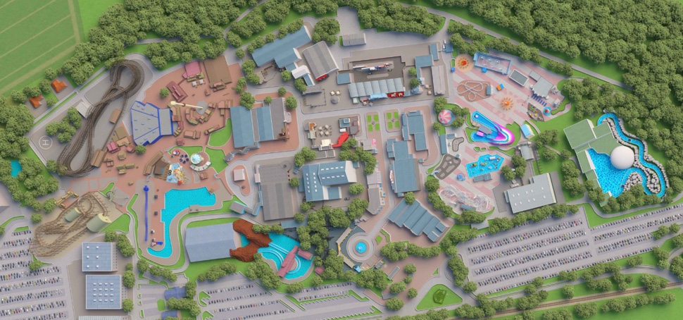 Plattegrond Movie Park Germany 2026